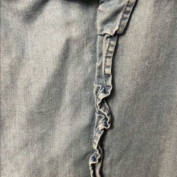 Zara Blue Flutter Sleeve Sundress 312 - Picture 4 of 8